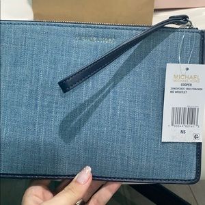 Michael Kors Jeans Wristlet bag clutch
